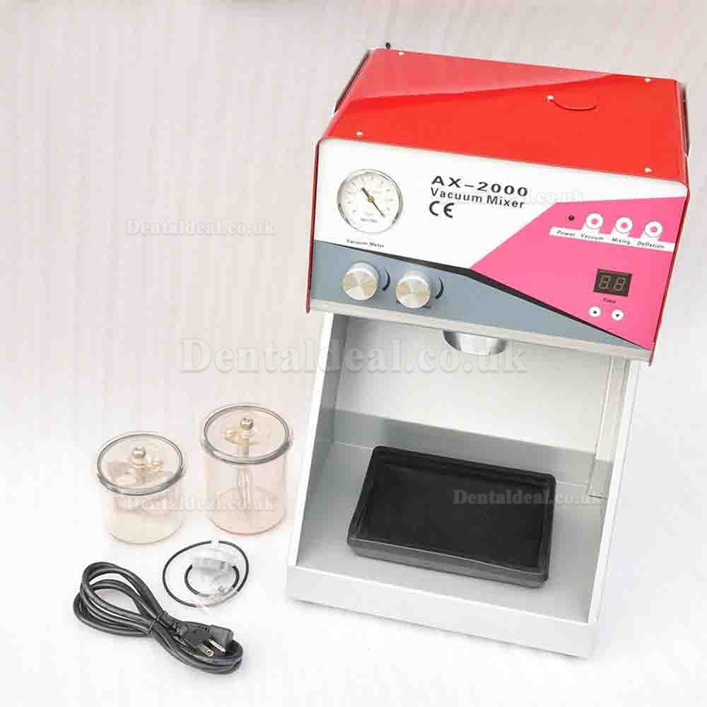 Dental Vacuum Mixer AX-2000C+ with Built-in Pump for Mix Plasters